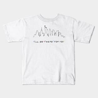 Nyc skyline friends Kids T-Shirt